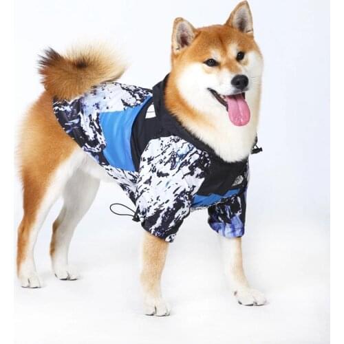 Pet Dog Raincoat Clothes Windproof Dog Jacket for French Bulldos Dog Raincoat Waterproof Dog Sport Hoodies Jackets Pet Supplies