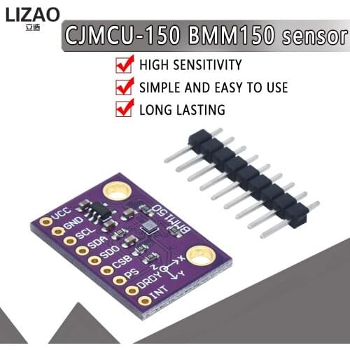 WAVGAT MCU-150 BMM150 geomagnetic sensor magnetometer compass Geomagnetic sensor module