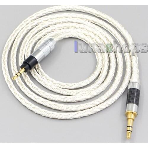 LN007208 16 Core OCC Silver Plated Headphone Earphone Cable For Sennheiser Urbanite XL On/Over Ear