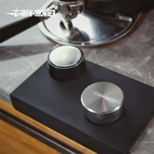 Calibrated Coffee Tamper 58mm Flat Base 304 Stainless Steel Professional Barista Espresso Coffee Tamper Machine Tools Cafe