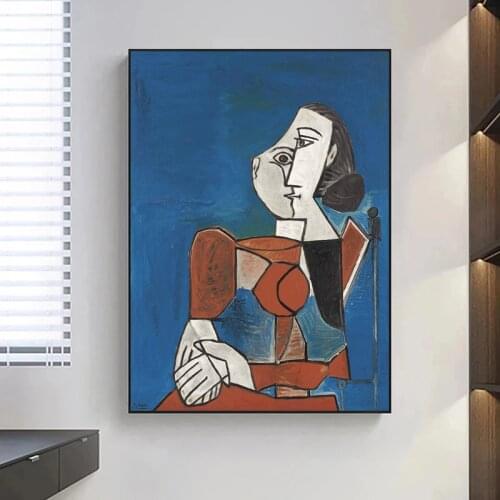 Famous Art Picasso Canvas Paintings Abstract Posters and Prints Wall Art Picture for Living Room Home Wall Decoration Cuadros