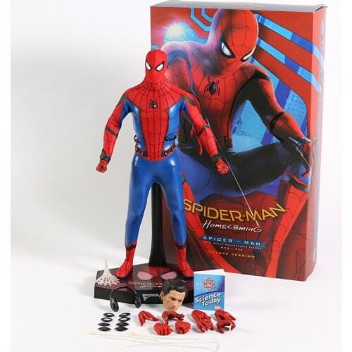 HT Toys Marvel Spiderman Homecoming Peter Parker 1/6 Scale Action Figure Collectible Toy