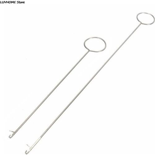 1PC Big Size Metal Sewing Loop Turner Hook Latch For Turning Fabric Tubes Straps Belts Strip For Home Sewing Tools
