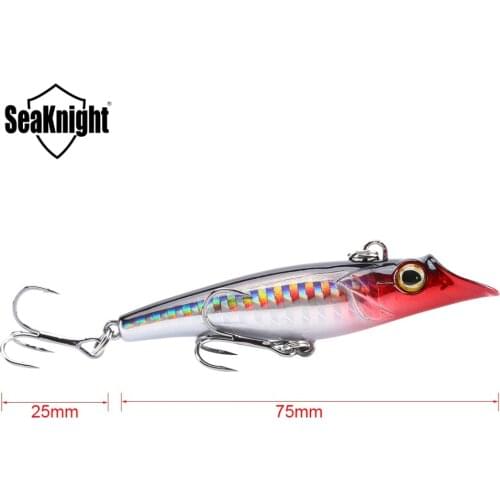 Seaknight SK015 Hard Fishing Lure 75mm 19g Sinking Pencil 1 PC Detail Bait with 3D Eyes Laser Simulation Fish Skin Fishing Bait