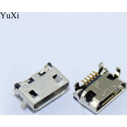 10pcs Micro USB Jack Connector Female 5 pin Charging Socket for Lenovo A10-70 A370E A3000 A3000H A5000 A7600 A7600H S910 S930