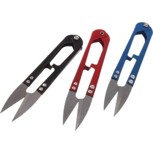 Multicolored Cross-stitch Scissors Multifunctional Small Scissors Scissor Fishing Line 5pcs wholesale