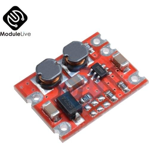 S09 3.3V/5V/4.2V/9V/12V DC-DC Automatic Buck Boost Power Board Module Step Up and Down Board Input 3V-15V Electronic DIY PCB
