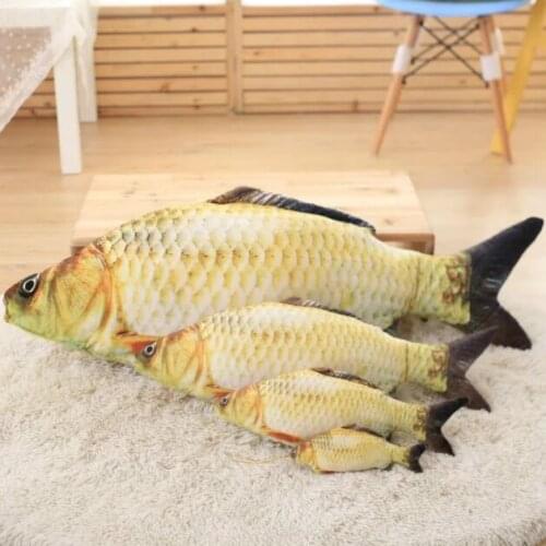 High quality soft plush toy simulation chub toy fish Christmas birthday gift ,d1066