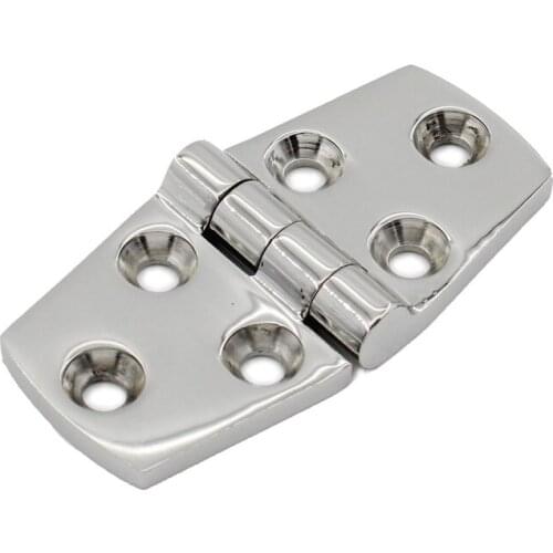 Butt Hinge,Marine Grade 316 Stainless Steel Heavy Duty Hinge for Steamship,Yacht,Ocean-Going Ship,Boat,Cruises,RVS 1Pack 38x76mm