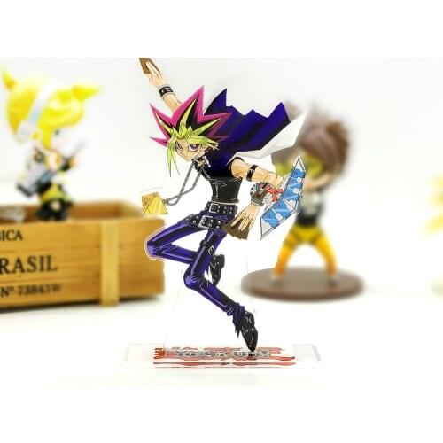 Love Thank You Yu-Gi-Oh! Mutou Yugi Dark Yami acrylic stand figure model plate holder cake topper anime Japanese cool