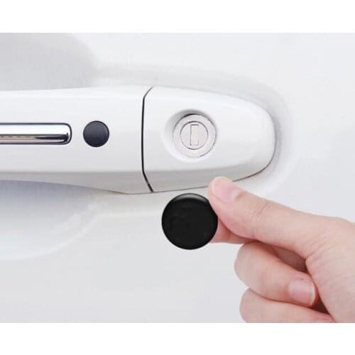 4Pcs Car Door Keyhole Protection Stickers For Honda HR-V Fit Accord Civic CR-V city jazz CRIDER