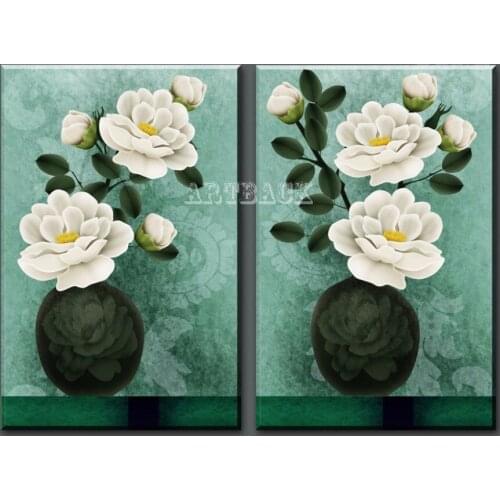 5D diamond painting kit full square drill rhinestone 3d painting living room decoration round drill flower vase