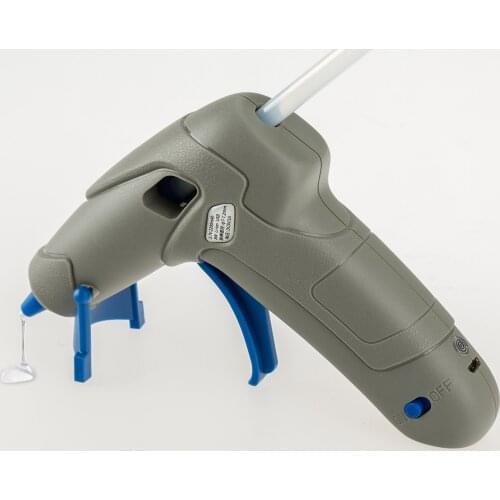 Cordless Hot Melt Glue Gun with 30pcs 7X150mm Glue Sticks Electric Mini Glue Gun Electric Heat Temperature switch Tool