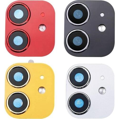 Camera Lens Case Cover Metal Back Camera Lens Screen Protector For IPhone 11 Mini Pro Max Aluminum Alloy Ring Film For Iphone 12