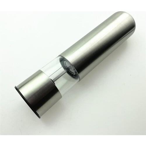 Electric Grinder Kitchen Stainless Steel Pepper Mill Household Black Powder Bottle Tool Supplies High-end Manual Coffee