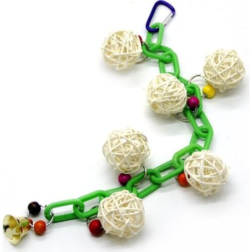 Traumdeutung Bird Toys For Parrot Conure Accessories Ball Budgie And Parakeet Supplies Cage Decoration vogel speelgoed parkiet