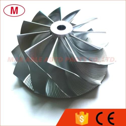 TD04HL 49.62/61.01mm 11+0 blades Forward High Performance Turbo Billet Compressor wheel/Aluminum 2618/Milling compressor wheel