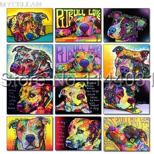 Labrador Diy Diamond Painting Full Square Animal Dog Embroidery Diamond Bulldog Cross Stitch Diamond Mosaic Sticker Home Decor