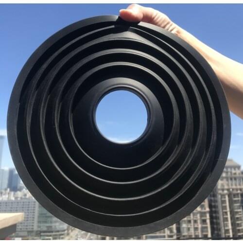 Matte cover micro SLR camera lens hood anti-glass reflective silicone lens cover foldable soft sun hood 30-50 50-70 70-90MM