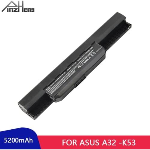 PINZHENG 5200mAh Laptop Battery For ASUS A32-K53 X43 K53 Series 6 Cells Laptop Bateria X44H X54H X84H X43B Laptop Battery