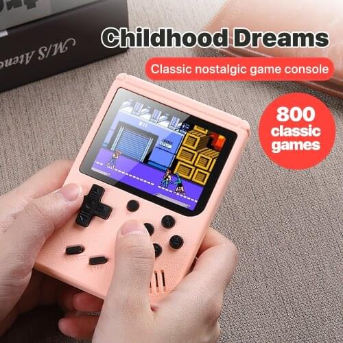 Portable Retro Video Game Console 3.0 Inch Handheld Game Player Built-in 500 800 Classic Games Mini Pocket Gamepad for Kids Gift