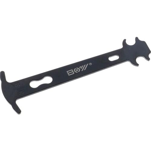 Gauge Checker MTB Road Bikes Accessories Black Bike Repair Tools Portable Steel Bicycle Chain Wear Indicator Chain