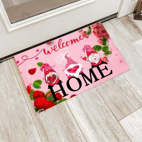 Personality Valentines Day Welcome Doormats Home Carpets Decor Carpet Living Room Carpet Practical Delicate Durable Warm