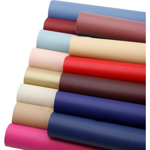 David accessories 20*33cm Plain Faux Synthetic Leather Sheets Printed Patchwork For Bow Bags Phone Cover DIY Projects,1Yc8107