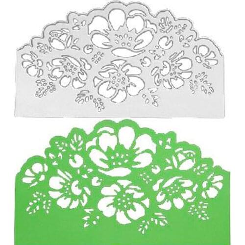 Craft dies Flower Leaf Background Frame Metal Cutting Dies Diy Scrapbooking dies Embossing Die Cut Paper Card Album Stencil dies