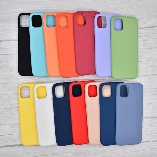 Phone accessories Pure color cases for iphone 11pro max 11 case 6 6s 7 8plus coque iphones xr x xs TPU back cover
