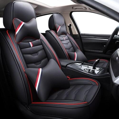 ZHOUSHENGLEE Universal Leather Car seat covers For Renault Koleos megane Scenic Nuolaguna latitude landscape auto accessories