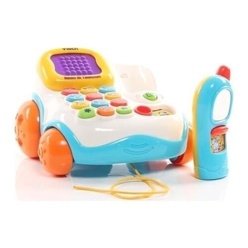 Vtech My First Phone Child 26 Different Sounds Fun and Effective Time Child Baby Creative Toy Turkish Letter Numbers Colors Math