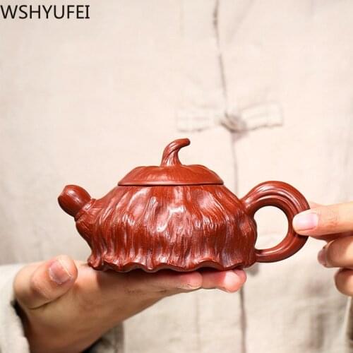 Yixing Boutique Dahongpao Tea Pot Purple Clay Teapots Handmade beauty kettle Chinese Tea ceremony supplies Customized 170ml