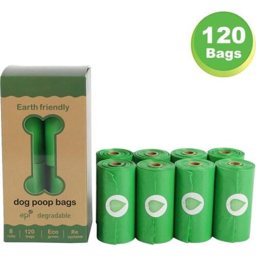 1-16 Rolls Pet Garbage Bags Pet Poop Bags Biodegradable Green Environmental Protection Pet Poop Bags Outdoor Pet Supplies