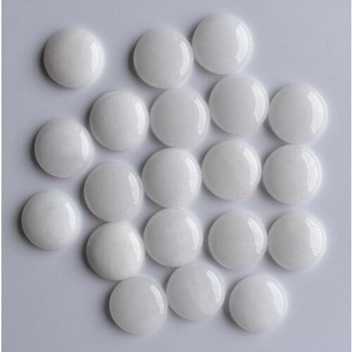 2020 fashion top quality Natural stone round cabochon 20mm stone beads 20pcs/lot Wholesale free shipping