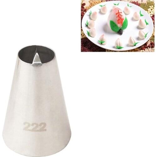 #222 Peach Icing Piping Nozzles Cake Decorating Pastry Tips sugar craft Baking tools Bakeware KH087