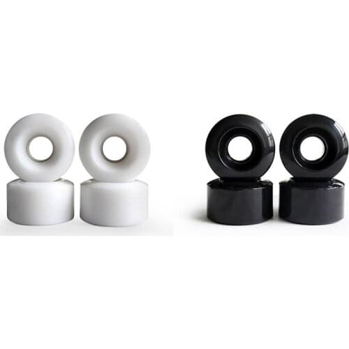 4Pcs Skateboard Wheels Longboard Wheels 78A Low Noise Wear-Resisting Road Field Skating 70% Springback 55X32mm