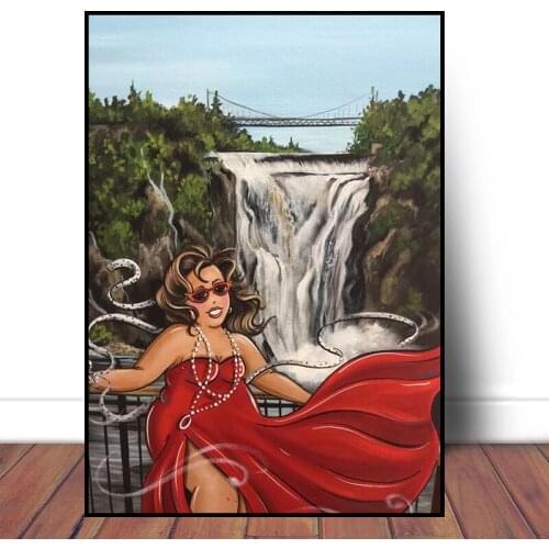 5D Diamond Painting Embroidery Full Square Fat Lady Bridge Landscape Diamond Mosaic by Numbers Diamont Rhinestone Art Pictures