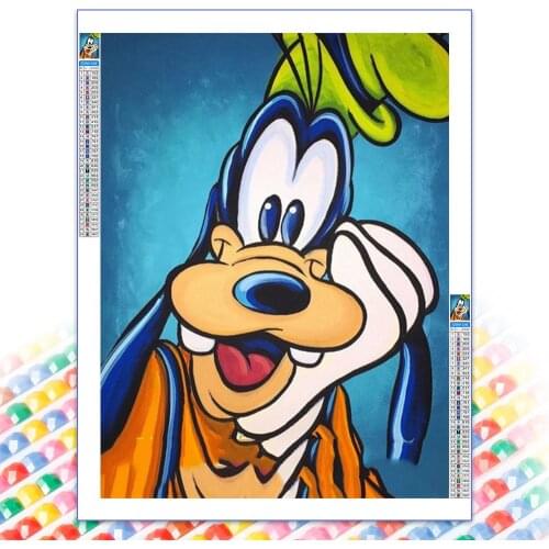 Full Square/Round Diamond Embroidery Paintings Disney Cartoon Donald Duck Mickey Mouse Cross Stitch Mosaic Home Decoration New