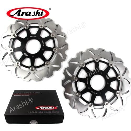Arashi 1 Pair For SUZUKI DL V-STROM 1100 2002-2010 CNC Front Brake Disc Rotors VSTROM 2002 03 04 2005 2006 2007 2008 2009 2010