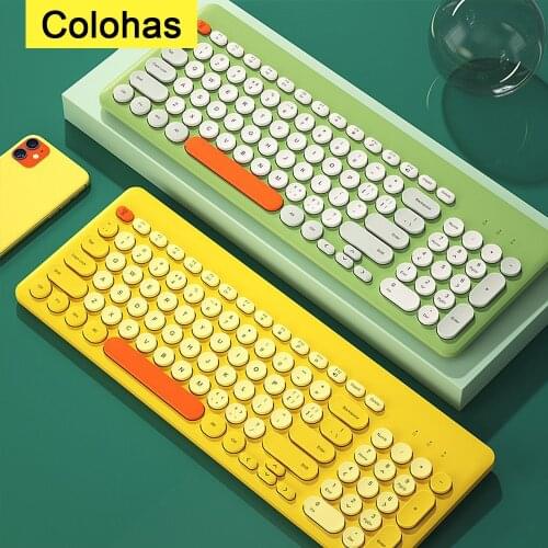 Wireless Gaming Keyboard Mouse Set For Macbook Xiaomi Silent Magic 2.4G Wireless Keyboard Mouse Combo Computer PC Gamer Keypad