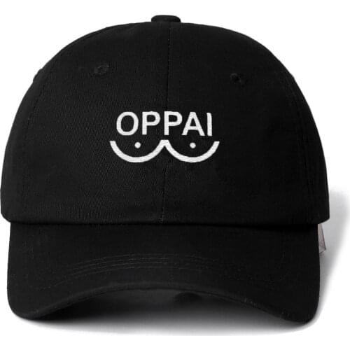 ONE PUNCH-MAN OPPAI Cotton Baseball Cap Anime Fan Embroidery Funny Hats for Women Men Dad Hat Snapback Dropshipping