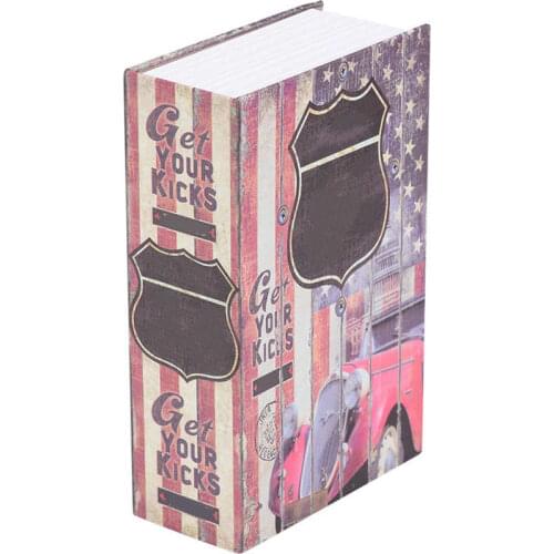 Creative Book Safe Box Money Jewelry Collection Storage Case with Combination Lock