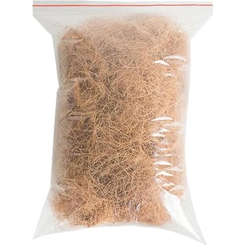 18oz Decorative Coconut Husk Fiber Orchids Dried Pet Bedding Bird Nest Wire Baskets Protect Plants House Plant