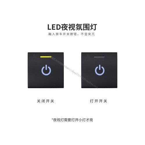 Front Fog Light LED DRL Heating Up Tail Gate Radar Parking Sensor Switch Button with wire for Camry 2019 2020