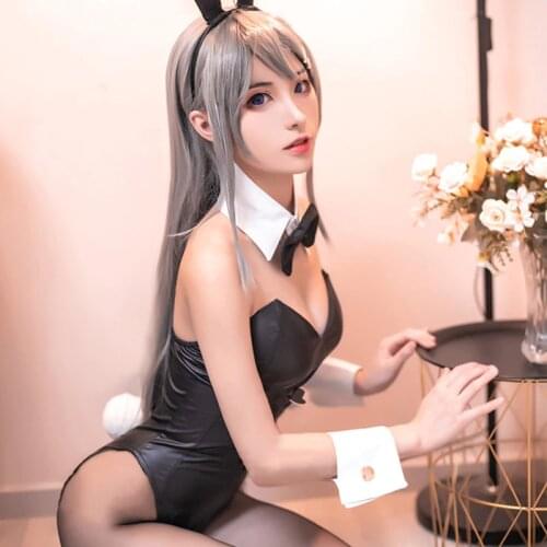Bunny Girl Cosplay Dress Bunny Girl Daily Party Halloween Youth Pig Head Teenager Will Not Dream Of Bunny Girl Sister Wholesale