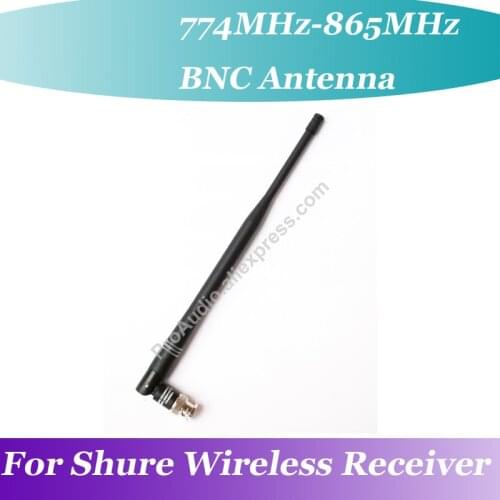 Pro 774MHz-865MHz OEM BNC Rubber Antenna for Shure U4D U4C UA UHF Wireless acceptor Receiver