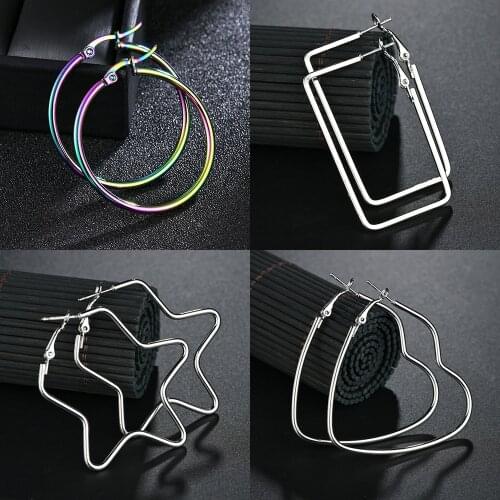 Geometry Rectangle Small Earrings Europe and America Fashion Sense of Design Jewelry Best Gift