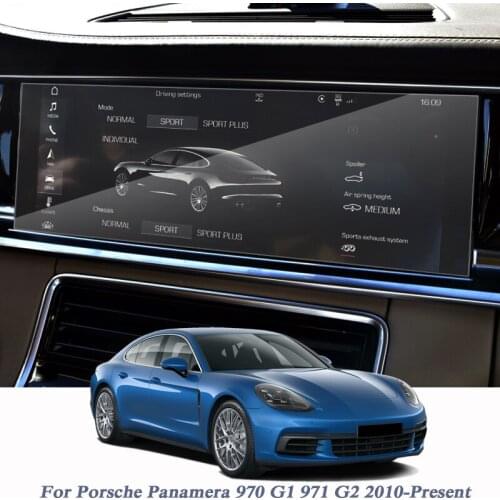 Car Styling GPS Navigation Glass Screen Film For Porsche Panamera 970 G1 971 G2 2010-Present Dashboard Climate Control Film