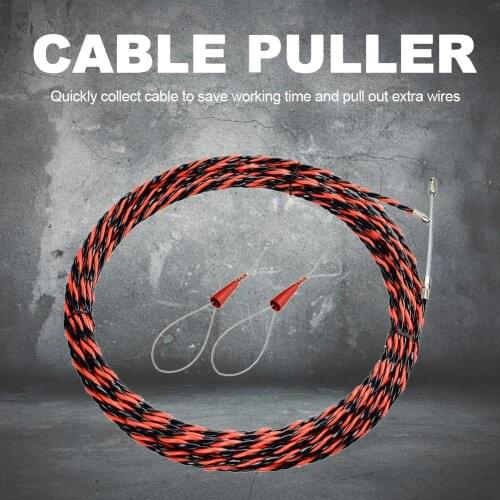 5-30M Cable Puller Three-strand Threader Cable Electric Through-wall Lead Tool Guide Device Fiberglass Cable Tensioner